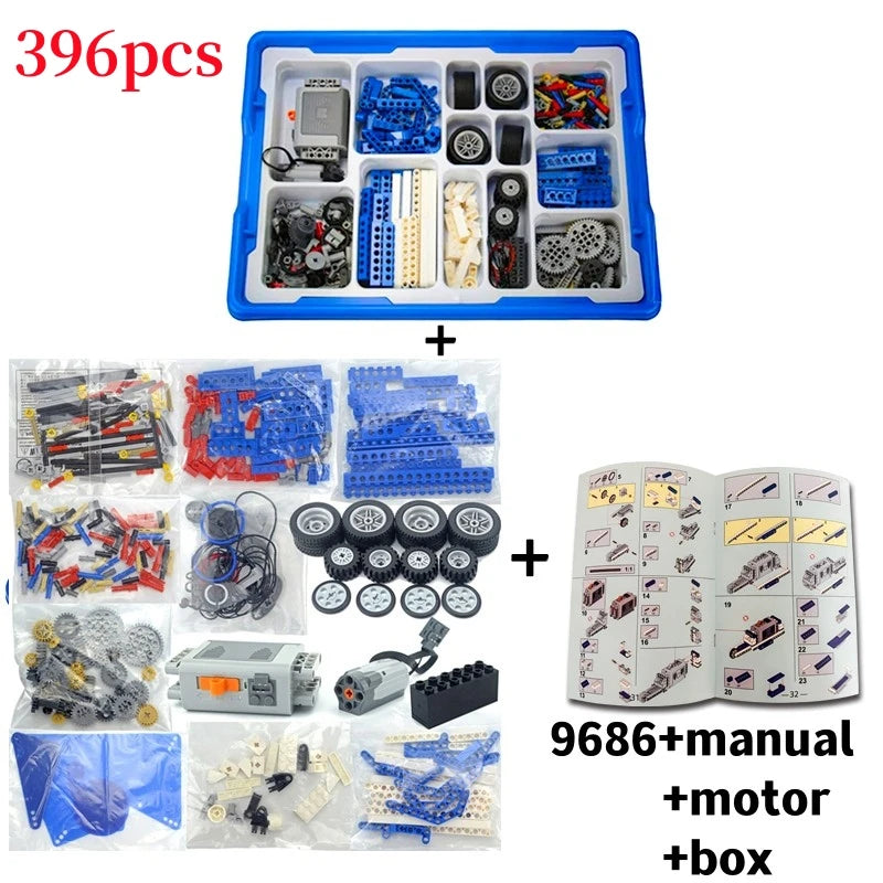 FUNXINEE  Creative Technical Building Blocks DIY Set MOC Kit Assembly Bricks STEM Educational Learning Models Holiday Gift Kids