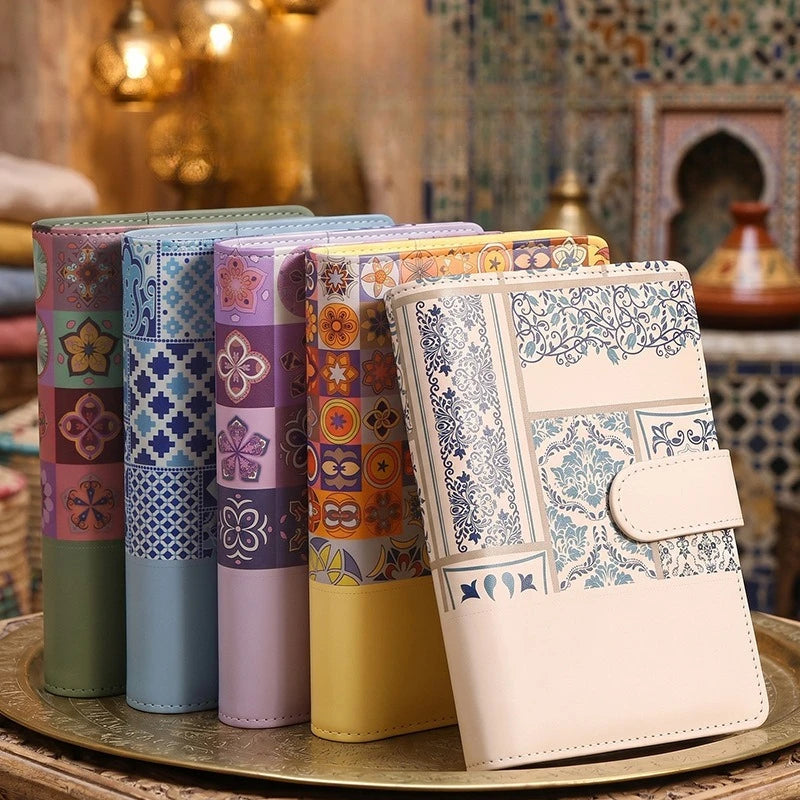 A6 Retro Splice Money Budget Planner Binder Zipper EnvelopesCash Envelopes For Budgeting Money Organizer Binder