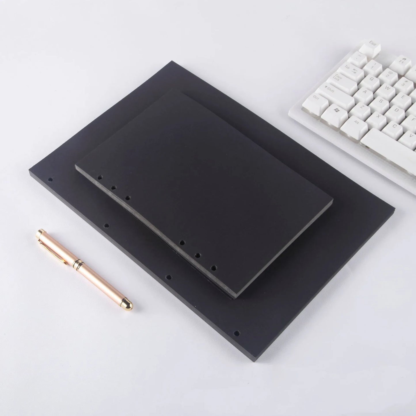 A5 A6 A7 Black White Loose Leaf Notebook Refill Spiral Binder Inner Page Grid Blank Line Diary Agenda PlannerSchool Stationery
