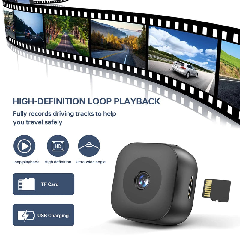 Smart 4K Mini Camera Full Color Night Vision High Definition WiFi Monitor Waterproof Motion Detect Home Security Monitor