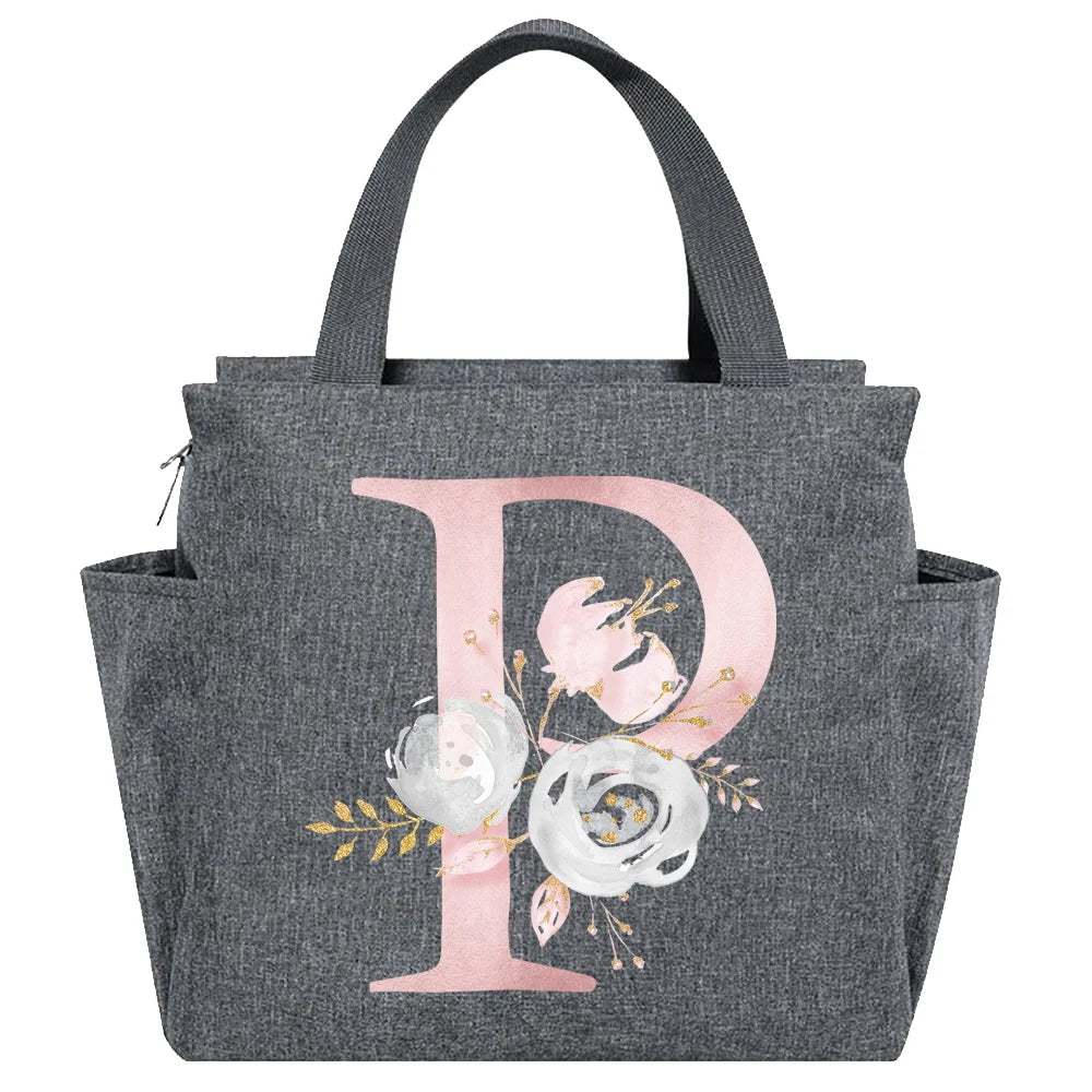 Insulated Lunch Bag  Cooler Lunch Box Portable Insulated Canvas Bento Pack Thermal Food Picnic Rice Bag For Women Kids
