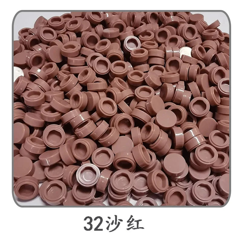 500pcs 1x1 Round  98138 Pixel Art Remix Building Block Toy Mosaic Drawing Series