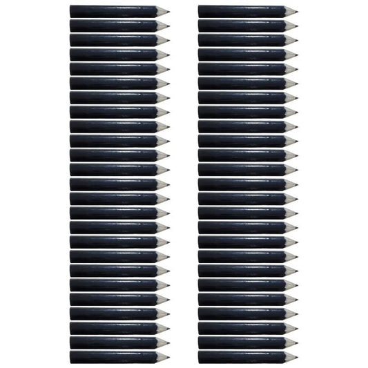 50Pcs 2.4'' Short Pencil Golf Pencil Hexagonal Rod Comfortable Grip for Adult Child Student Writing Drawing Sketching