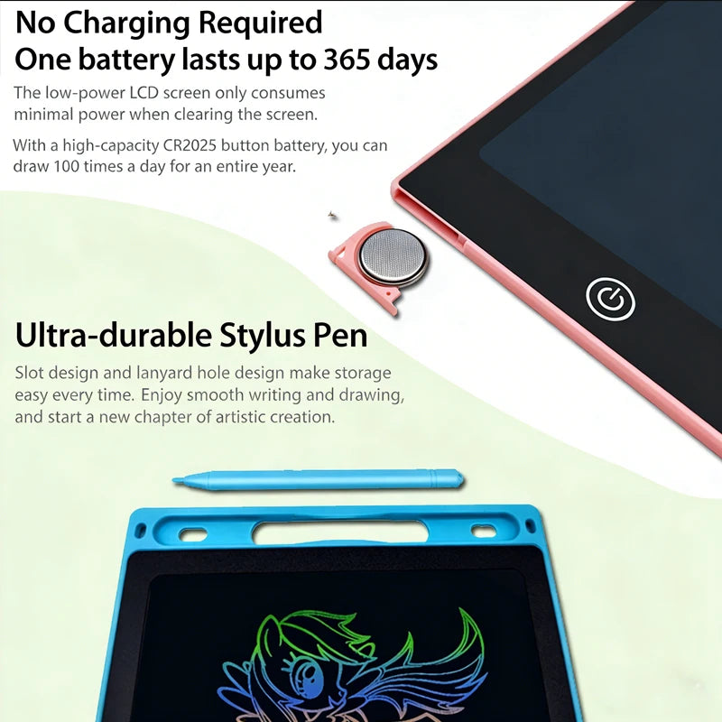 8.5-inch LCD drawing tablet Handwriting Pads Doodle Blackboard electronic drawing board educational toy gift  For 3-12Years kids