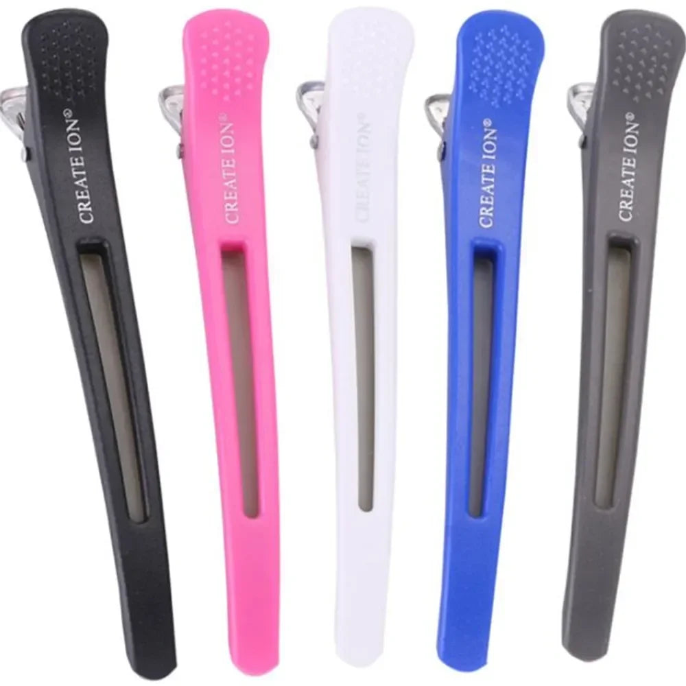 5/6Pcs Alligator Hair Clips Hairdressing Clamps Claws Section Clip Barber Crocodile Hairpin Salon Styling Tools Hair Accessories