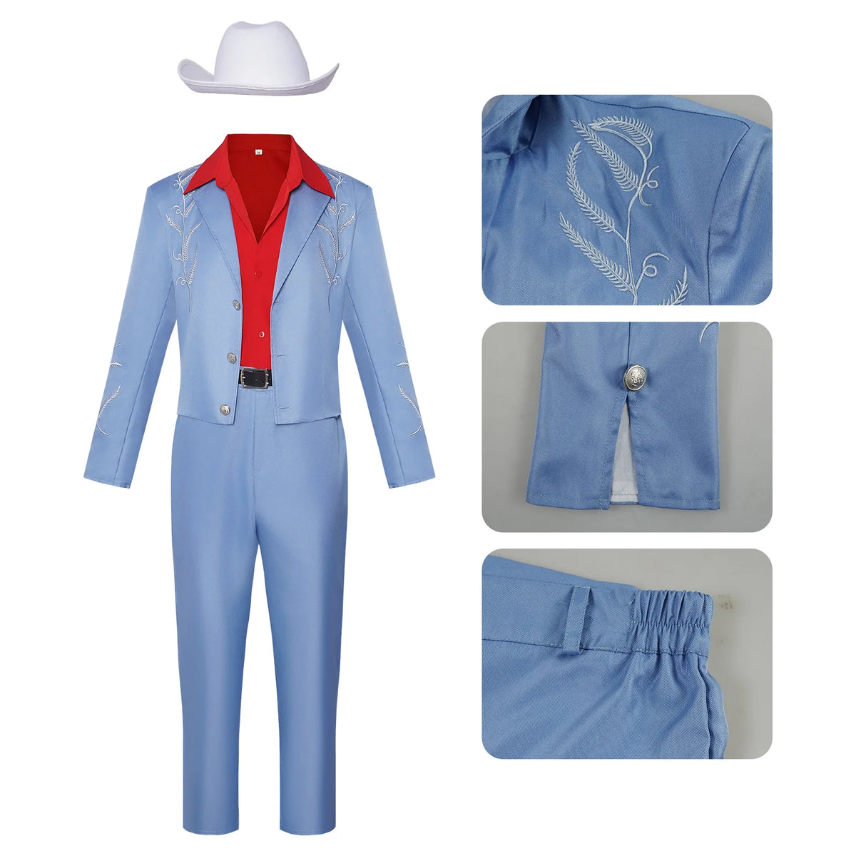 Gaga Cosplay  Bruno Mars Die With A Smile Couple Cosplay Costume Retro Western Cowboy Outfit Halloween Party Couple Suit