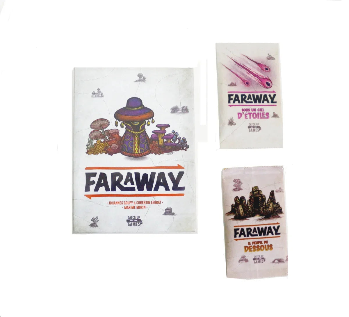 Faraway Board Game 2-6 Players Party Funny Table Game Friends Entertainment Strategy Cards Game - PEOPLE FROM BELOM Expansion