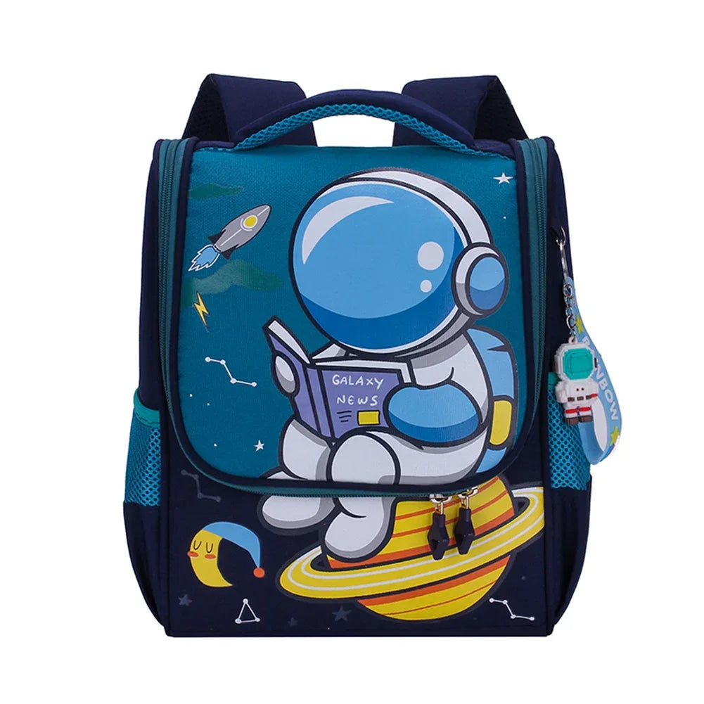 Boy Backpack Boys Astronaut Kindergarten Children‘s Backpacks Student Schoolbag Gift Cartoon Backpack Knapsack Grade 1-9