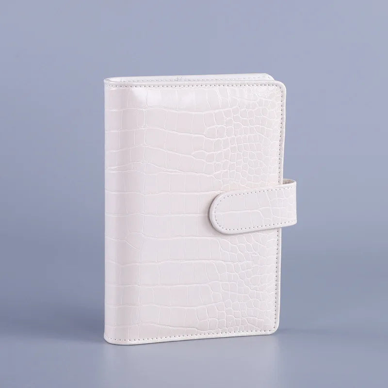 A6/A5 Macaroon Color PU Leather DIY Binder Notebook Cover Diary Agenda Planner Paper Cover School Stationery