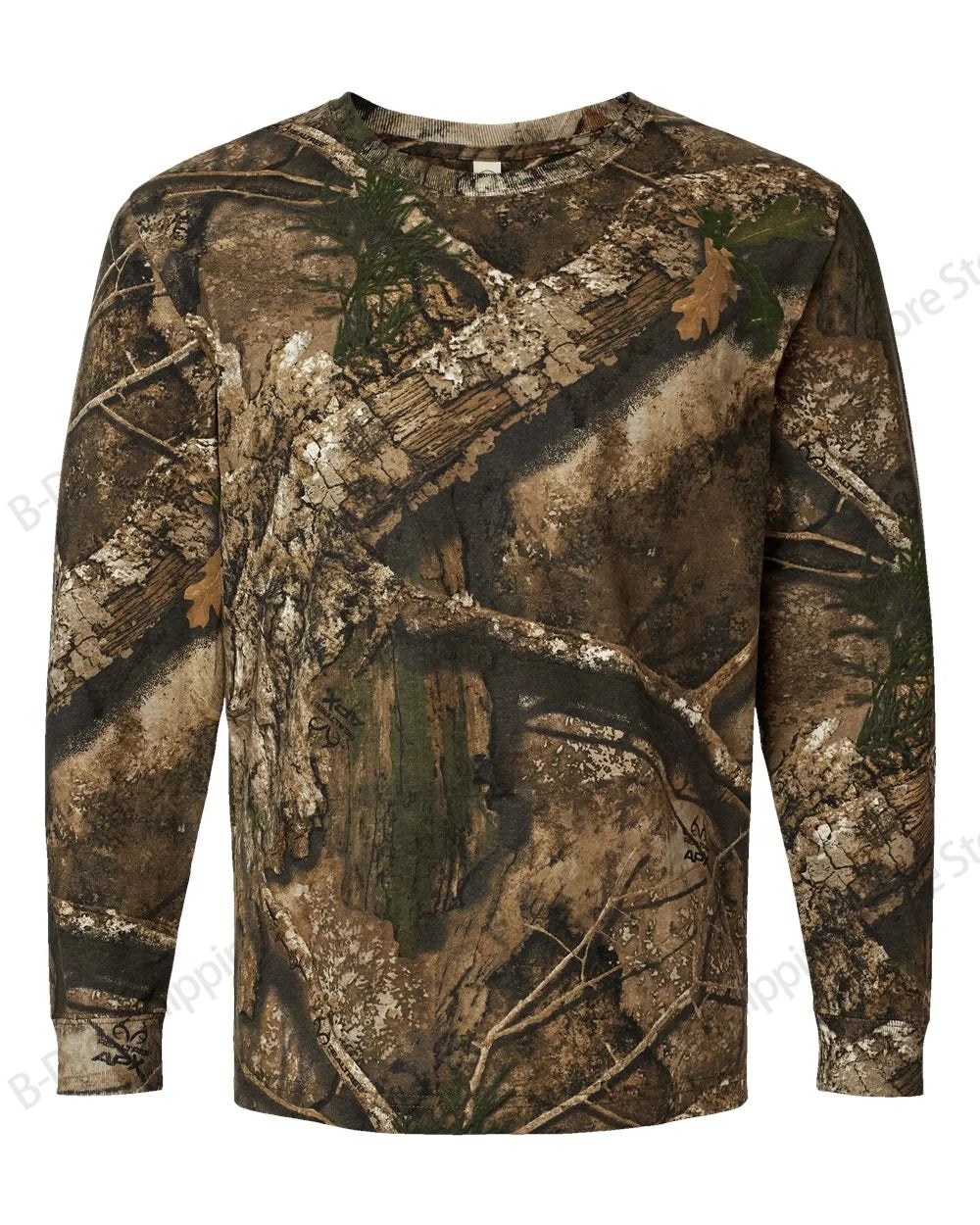 Mens Eagle Pass Hunting Camo Long Sleeve T-shirt Camouflage 3D Print Tshirt Men Women Fashion Sports Tops Tees Men Clothing Camp