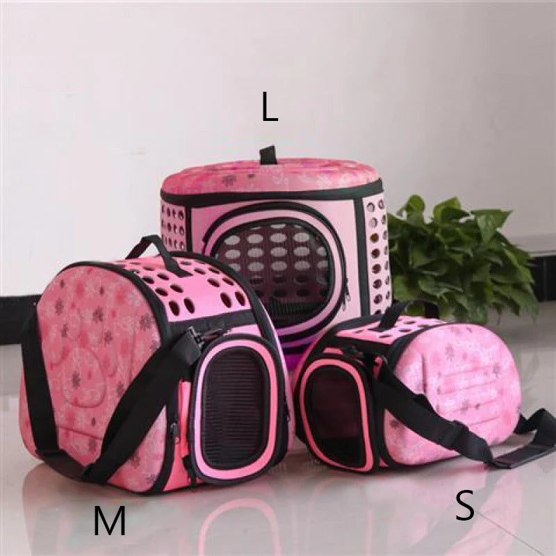 Cat Puppy Carrier Backpack Fashion Breathable 4 Colors Pet Single Shoulder Bags for Cats Small Dogs Outdoor Traveling Supplies