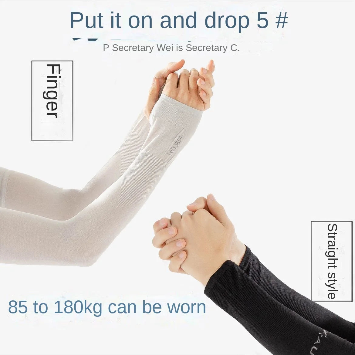 Ice Silk Cooling Arm Sleeves Summer UV Sun Protection Compression UPF 50+ for Women Volleyball Youth Sports