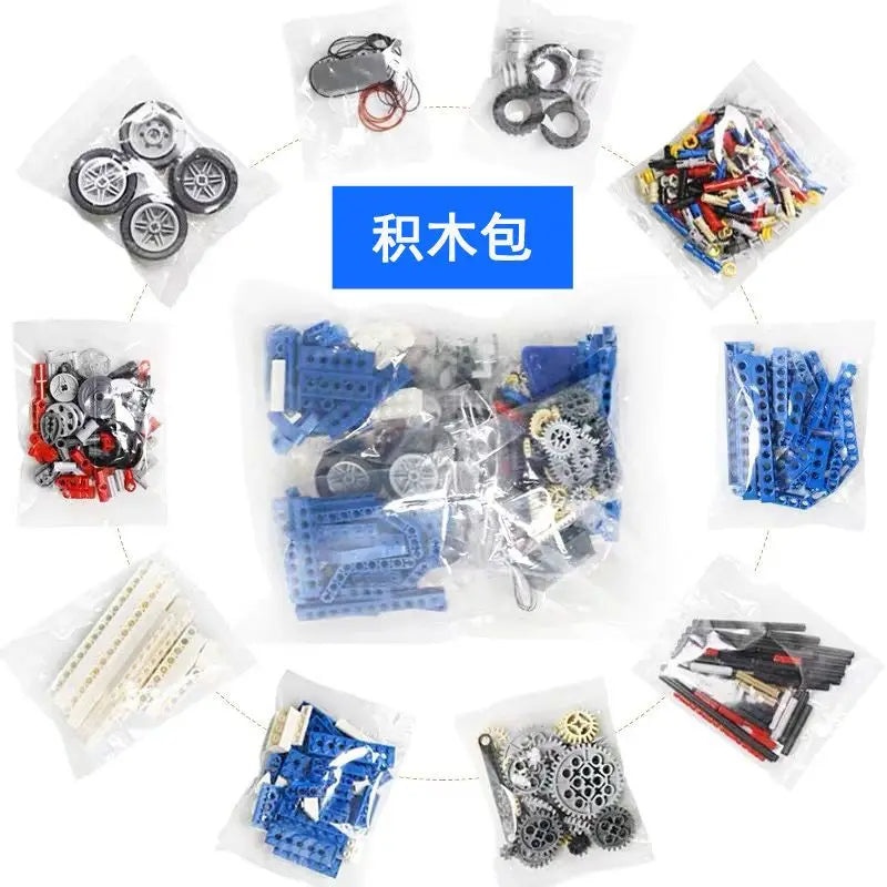 STEM 9686 Educational Set Technical Simple and Motorized Building Blocks school students Learning Power Function Bricks Kids Toy
