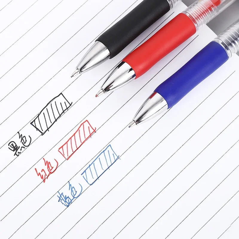 43 PCS Gel Pens & Refills Set Stationery Kawaii writing pen Black/red/blue ink 0.5 mm blue ballpoint pen Office school supplies