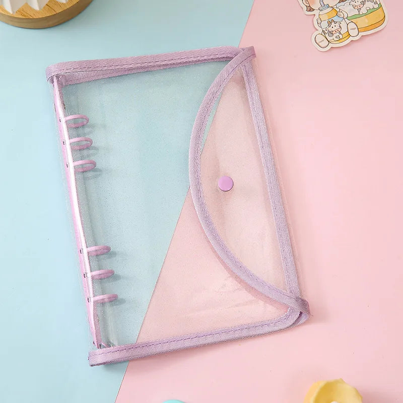 Cute Color Grid A5 A6 Loose Leaf Notebook Refill Spiral Binder Index Inner Page Item Paper Stationery
