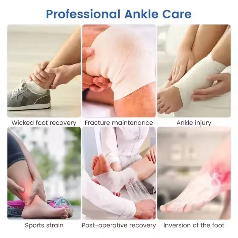 Adjustable Height Knee Brace Knee Ankle Foot Orthosis Brace Thigh Knee Joint Foot Ligament Injury Protector Support Fixator