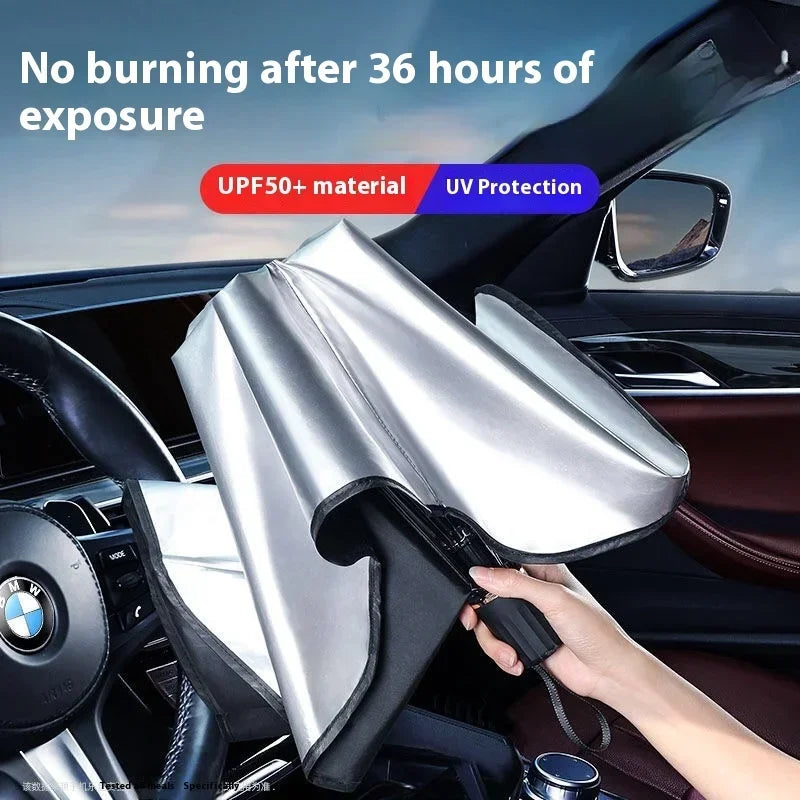 Foldable Car Sun Visor For Mercedes-Benz GLA Front Windshield Sunshade Heat Insulation Summer Cooling Auto Accessories ﻿