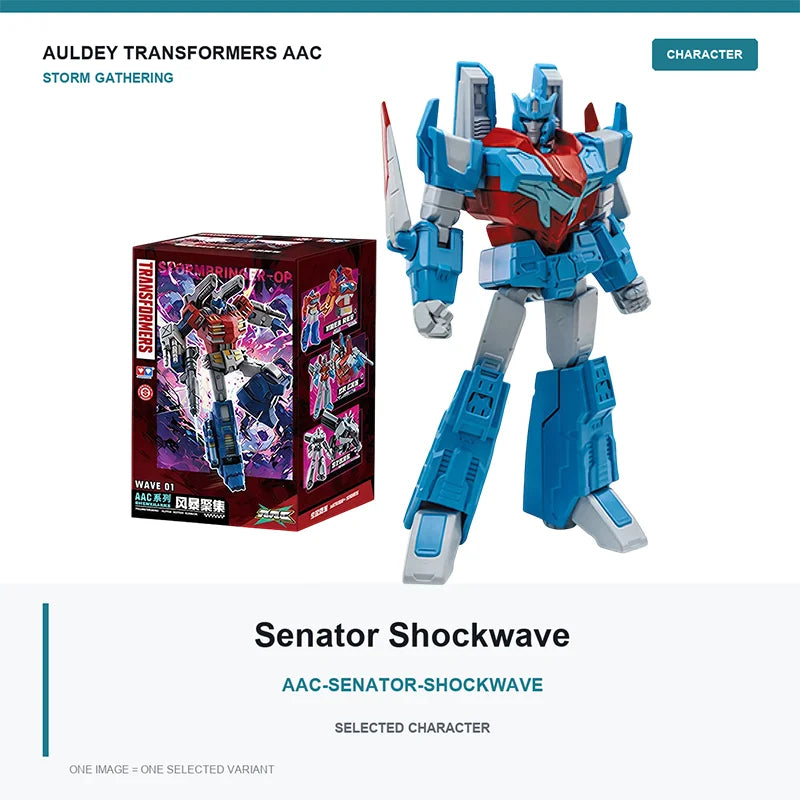 IDW Transformers Collectible Figure AULDEY AAC Blind Box Storm Gathering Mecha Model Optimus Orion 30+ Joint Action Figure Toys