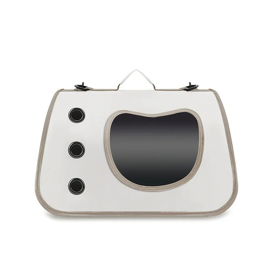 Portable Pet Carrier Bag for Small Dogs Cats Outdoor Foldable Cat Bag Breathable Cat Shoulder Bag Kitten Carrying Bag