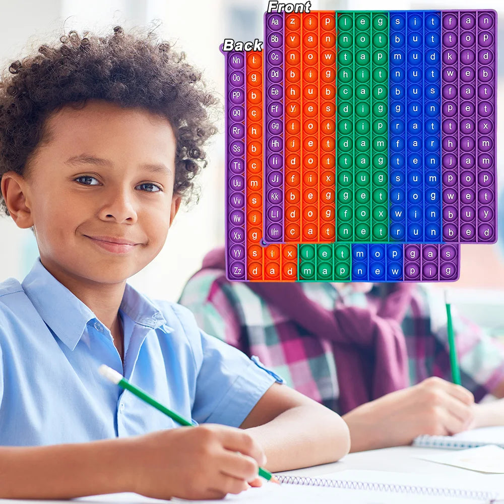 Word 104 CVC Words Game Toys, ABC Letters Alphabets Phonics English Words Learning Resources Educational Toys for Kids