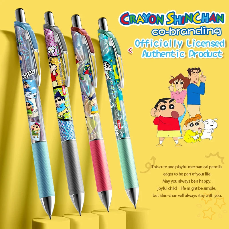 Crayon Shin-Chan Cartoon Mechanical Pencil Blind Box Creative Mystery Box Students Stationery Writing Instrument Children Gift