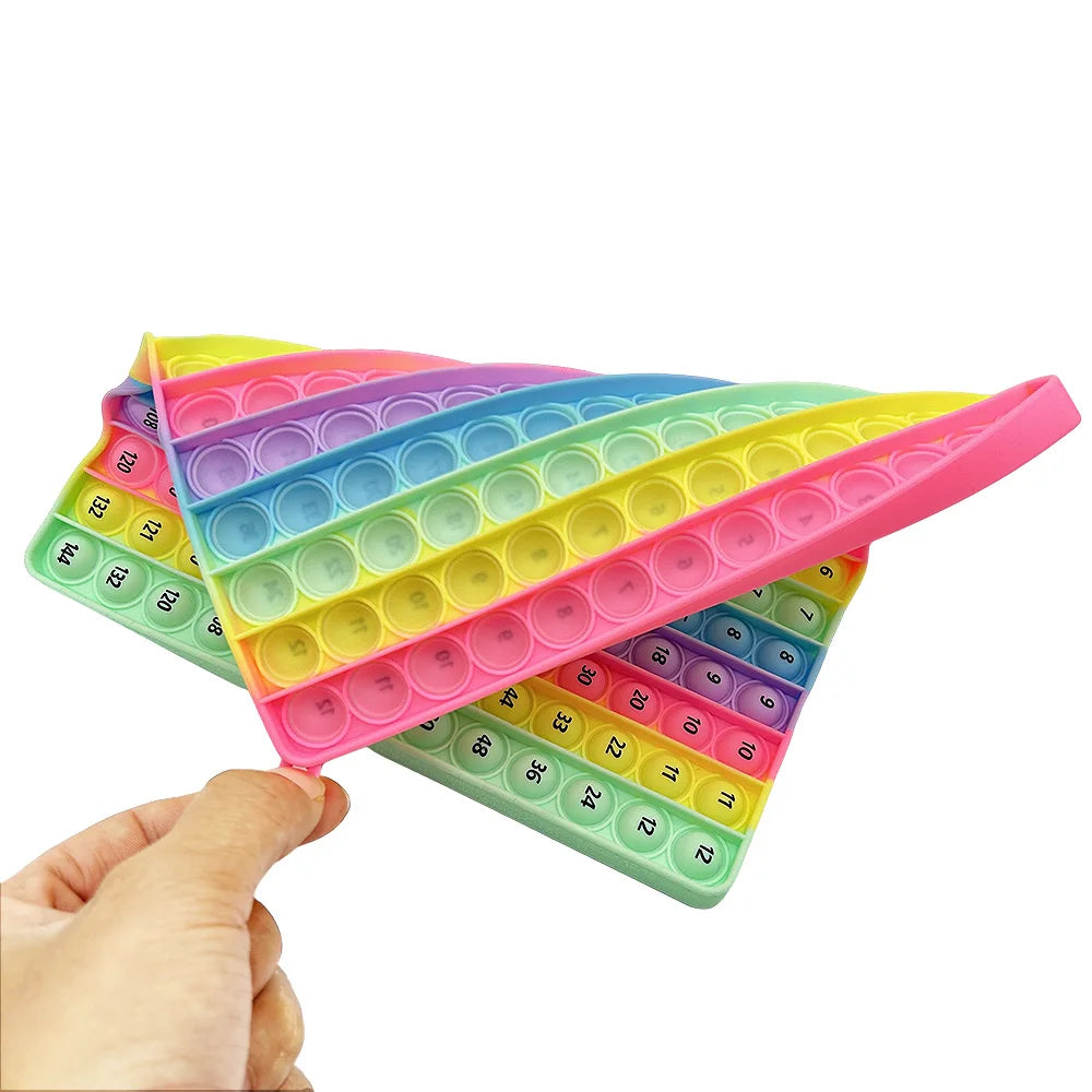 12x12 Multiplication Games Math Toys, Times Table Learning Teaching Educational Fidget Toys Gifts for Kids Grade 2 3 4