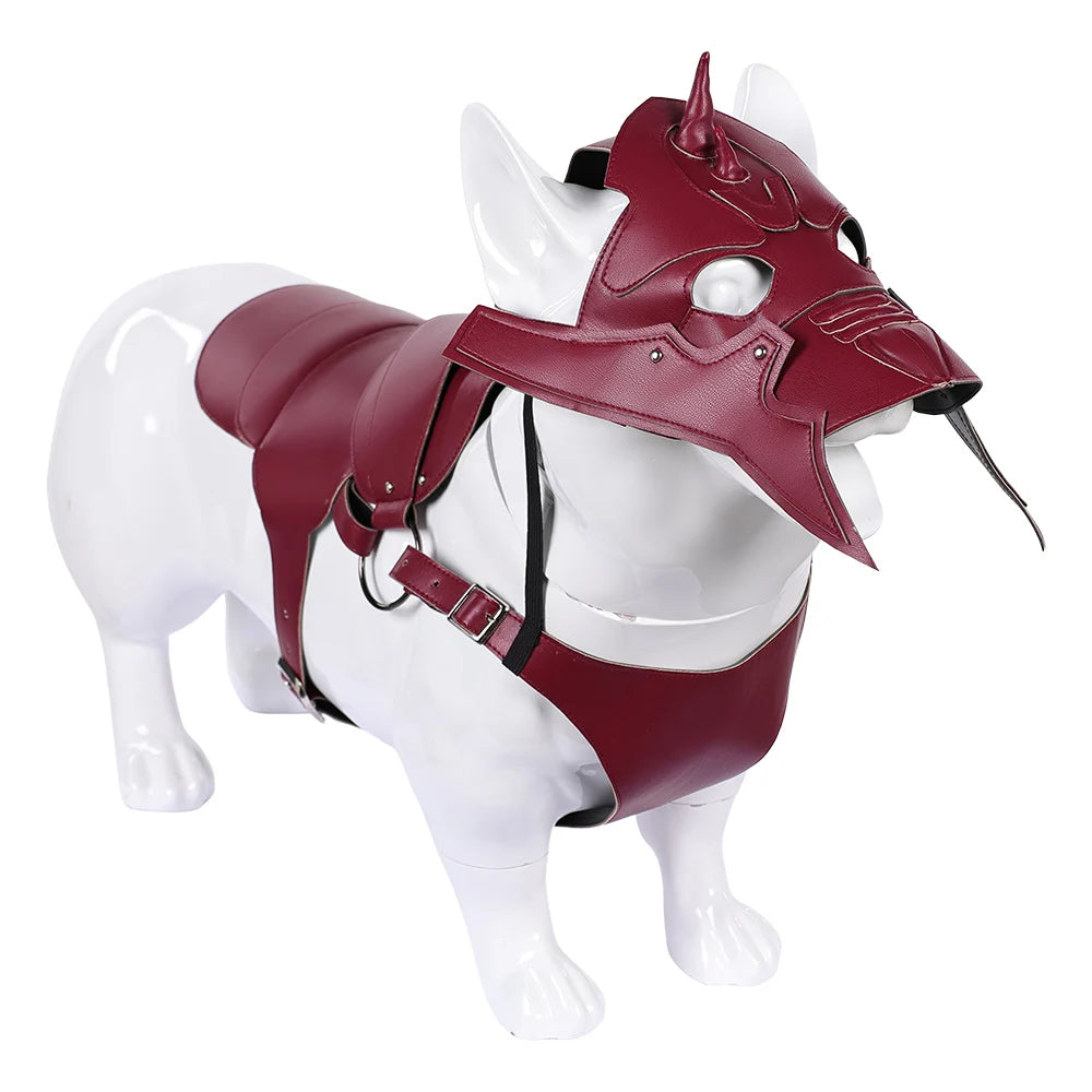 2026 Movie Universe For Masters Battle Cat Dog Pet Red Clothing Party Disguise Roleplay Halloween Costume Carnival Outfits Suits