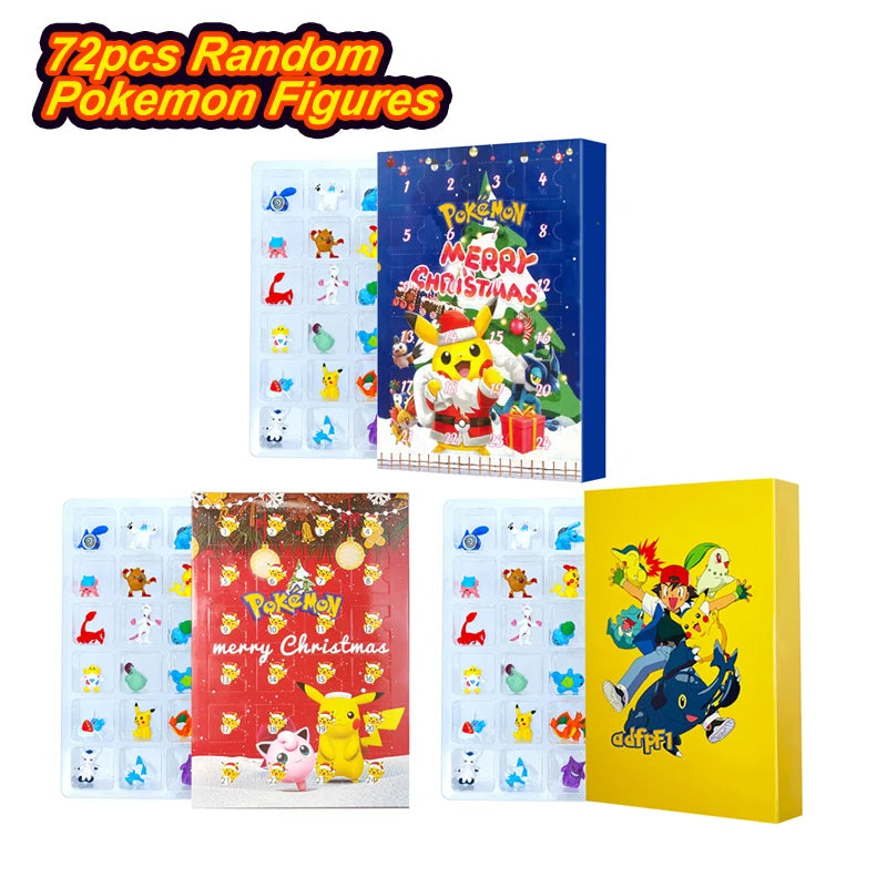 Pokémon Mini Figure Advent Calendar Gift Box – 24 Character Toys