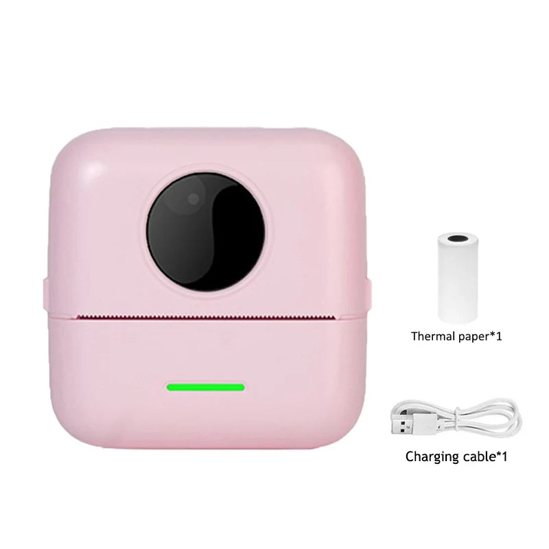 Mini HD Portable Label Thermal Printer Endurance Bluetooth Printer for Student Error Title Note Wrong Pocket Inkless Printing