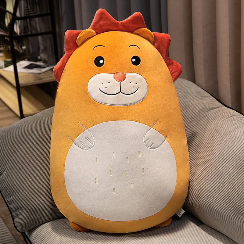 Squishy Toy Kawaii Animal Fat Dinosaur Shiba Inu Dog Pillow Plush Toys Cute Rabbit Dolls Bed Sleeping Cushion