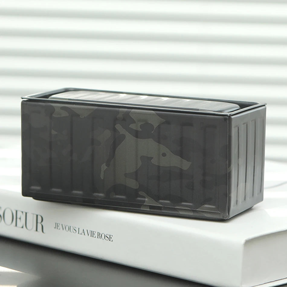 Mini Iron Storage Box Miniature Storage Iron Box Creative Decoration Collect Small Item Desktop Mini Container Model Xmas Gifts