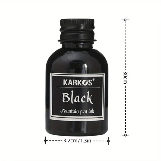 1 Bottle Pure Colorful 30ml Fountain Pen Ink Refilling Ink Stationery School High Quality Calligraphy Writing Fountain Ink