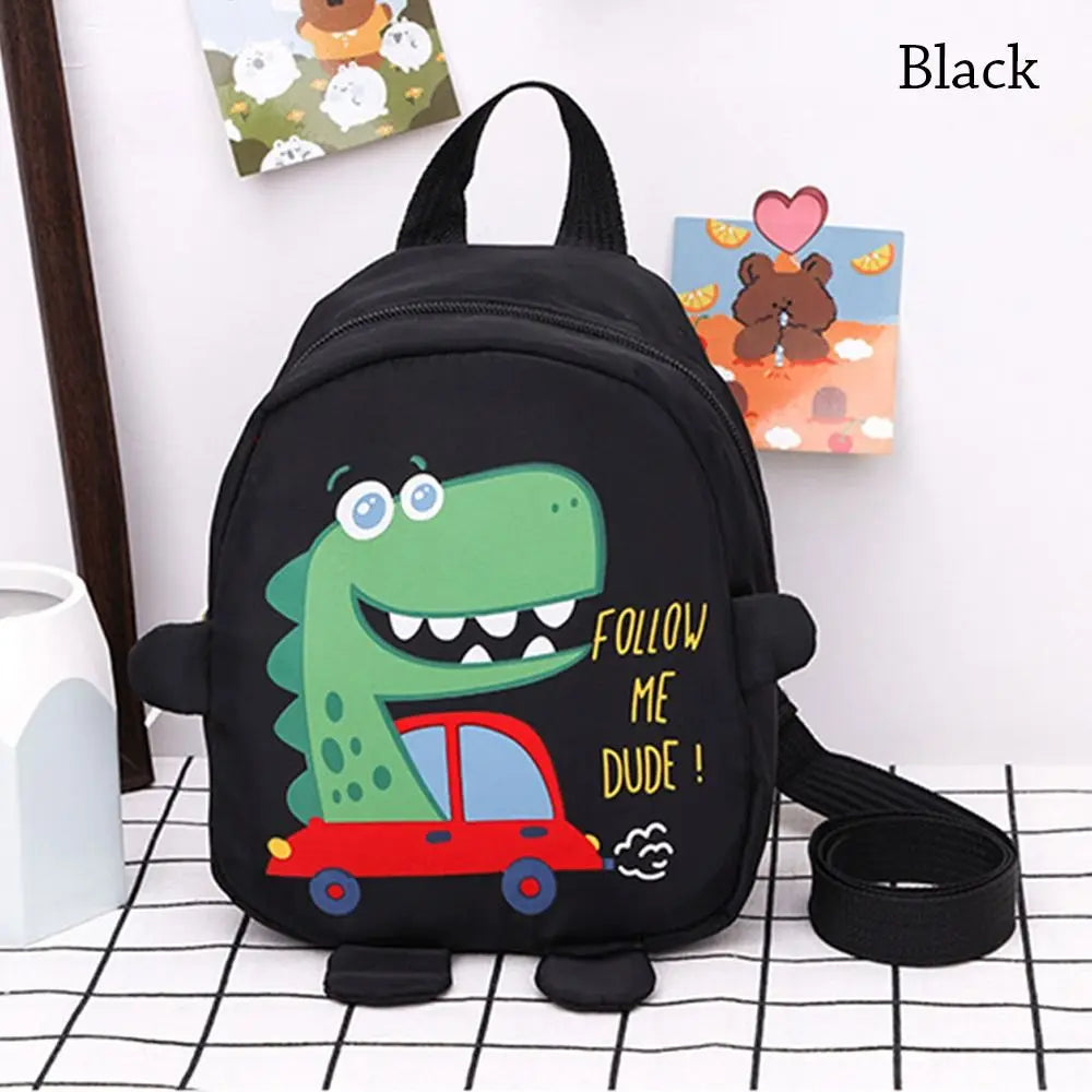 Cartoon Dinosaur Cute Toddler Rucksack Safety Harness Anti-lost Backpacks Boys Girls Kindergarten Schoolbag