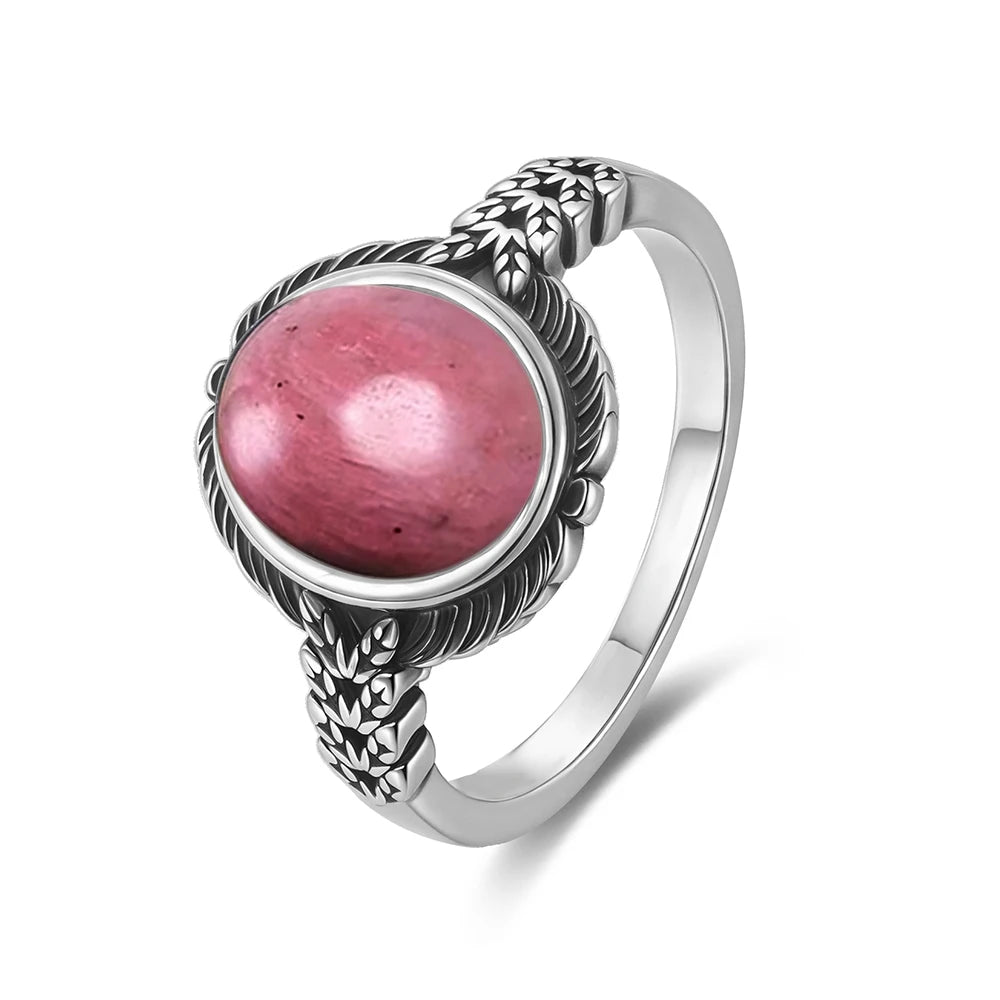 Vintage S925 Sterling Silver Natural Blakc Onyx Ring Oval 8*10MM Simple Black Twists Ring Party Gifts Fine Jewelry For Women Men