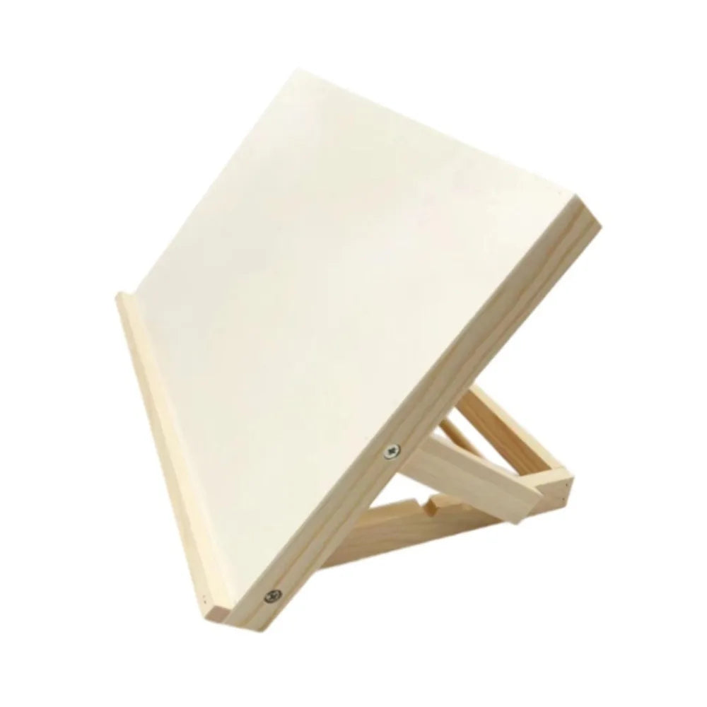 Foldable Tabletop Easel Lightweight Portable Wood Drawing Easel Art Supply Adjustable Sketching Painting Board Students Artist