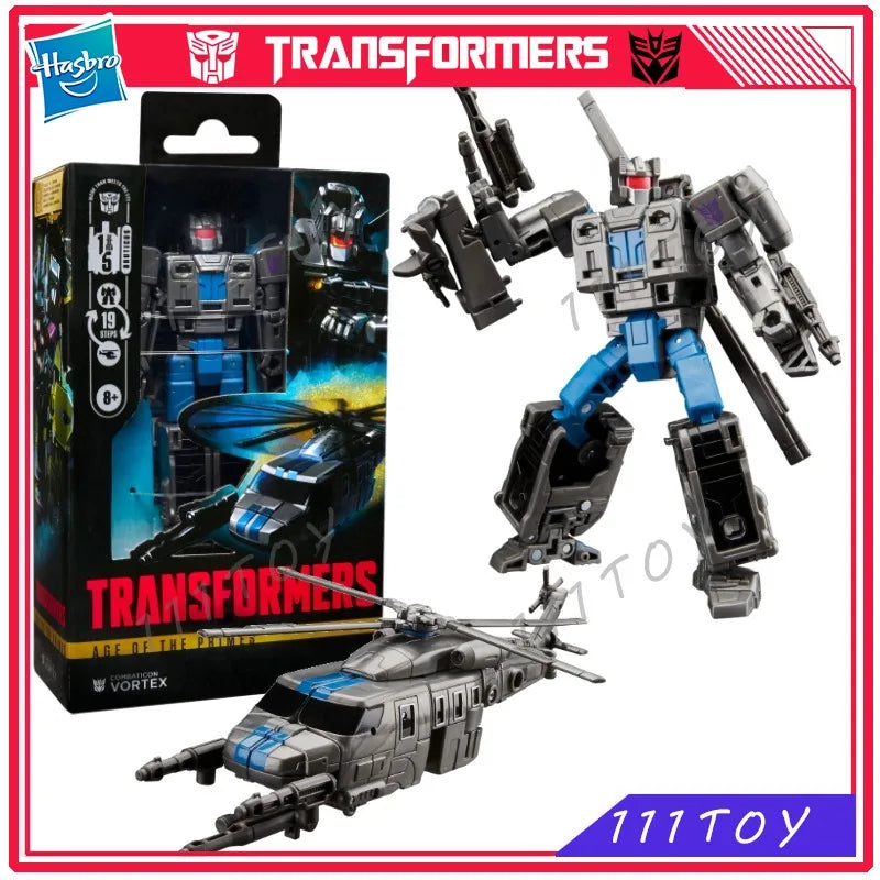 In Stock Hasbro Transformers Classic Toys Age Of The Primes Deluxe Class Vortex Action Figure Robot Toy Collection Gifts Hobbies