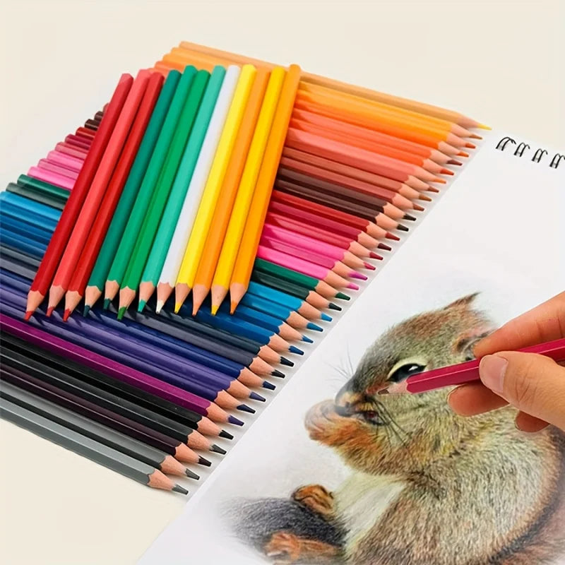Color Pencil Set with Bucket,Professional Hand Painting Sketch Pen,Back to School Gift,Student Drawing Pencil Writing Supplies