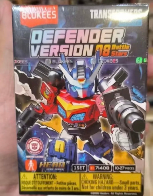 BLOKEES Transformers Star Series Vol 8 Blind Box Eighth Generation Action Figures Galactic Optimus Prime And Megatron Armor Toy
