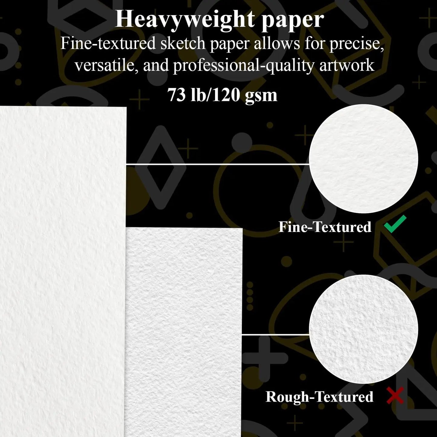 Sketch Book for Kids, 9x12, 100 Sheets Thick Drawing Paper, Spiral Pad