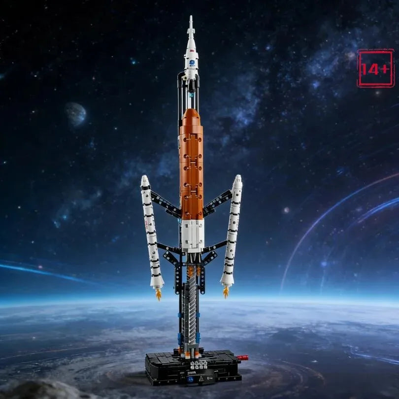 NEW Space Launch System Rocket Bricks, 632PCS STEM Building Toy for Adults Birthday Party Gifts