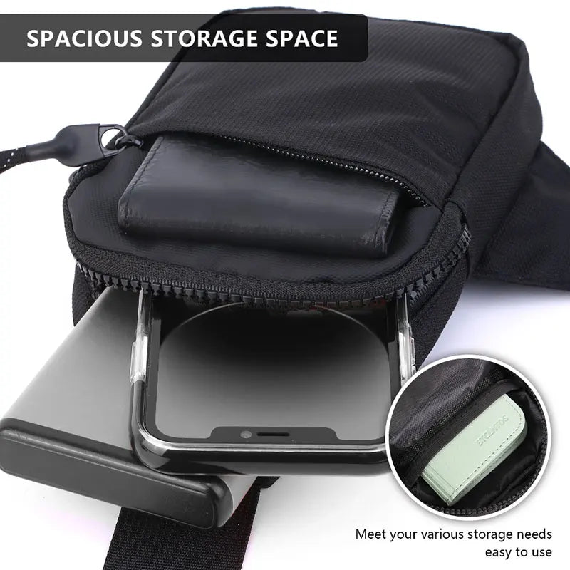 New Sports Chest Bag Men's Small Size Backpack Women Messenger Bag Mobile Phone Waist Bag Mini Fashion Satchel