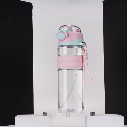 800ml Spray Water Bottle Leak-Proof Portable Sports Cup for Outdoor Travel Fitness Cycling Summer Cooling