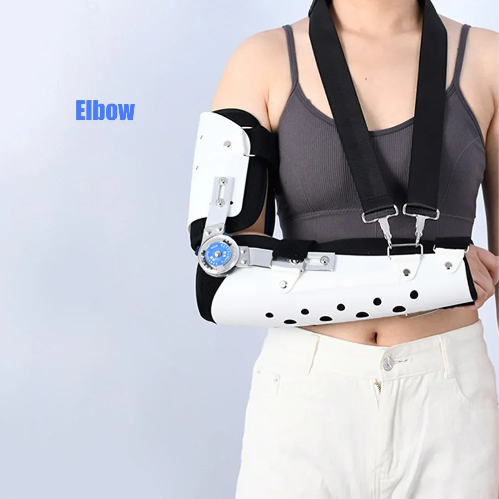Adjustable Elbow Joint Fixed Support Elbow Joint Arm Elbow Adult Forearm Recovery Arm Injury Forearm Fixed Support Left Right
