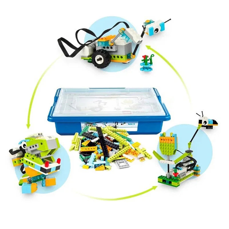 NEW WeDo 2.0 Core Set Technical Building Blocks Kit for School Education DIY We-Do 45300 Scratch 3.0 Kids Toy Christmas Gift