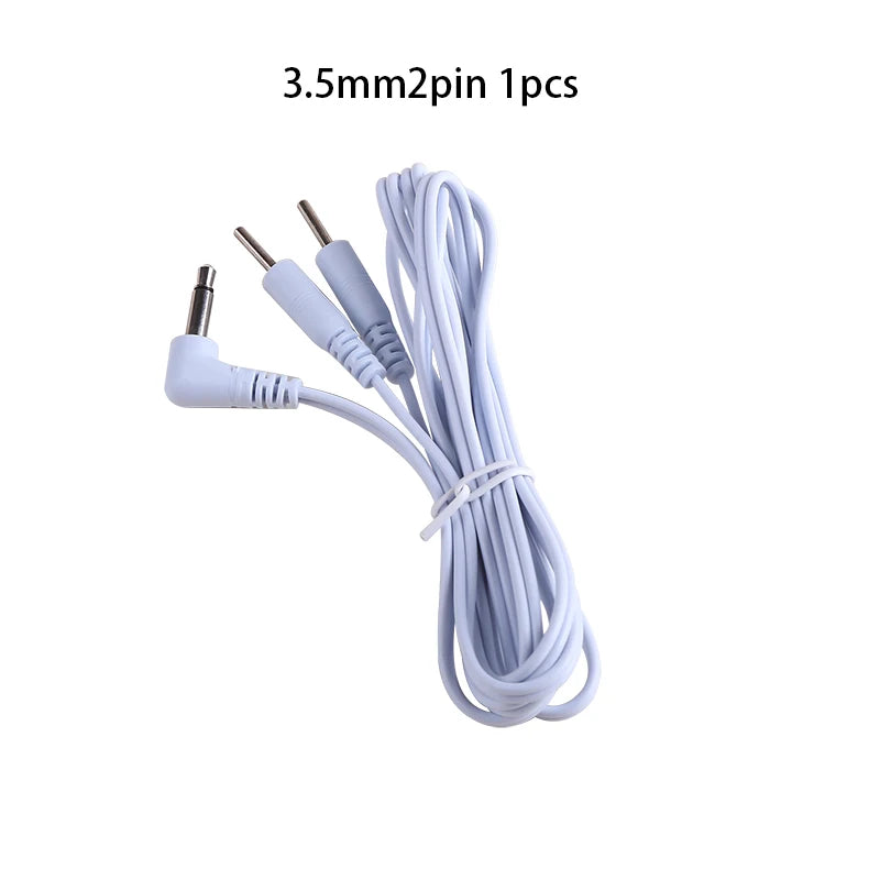 2 -Pin /4-Pin electrode wire for Machine Massager Electrode Pads Standard Connection Massage Leads for TENS Unit