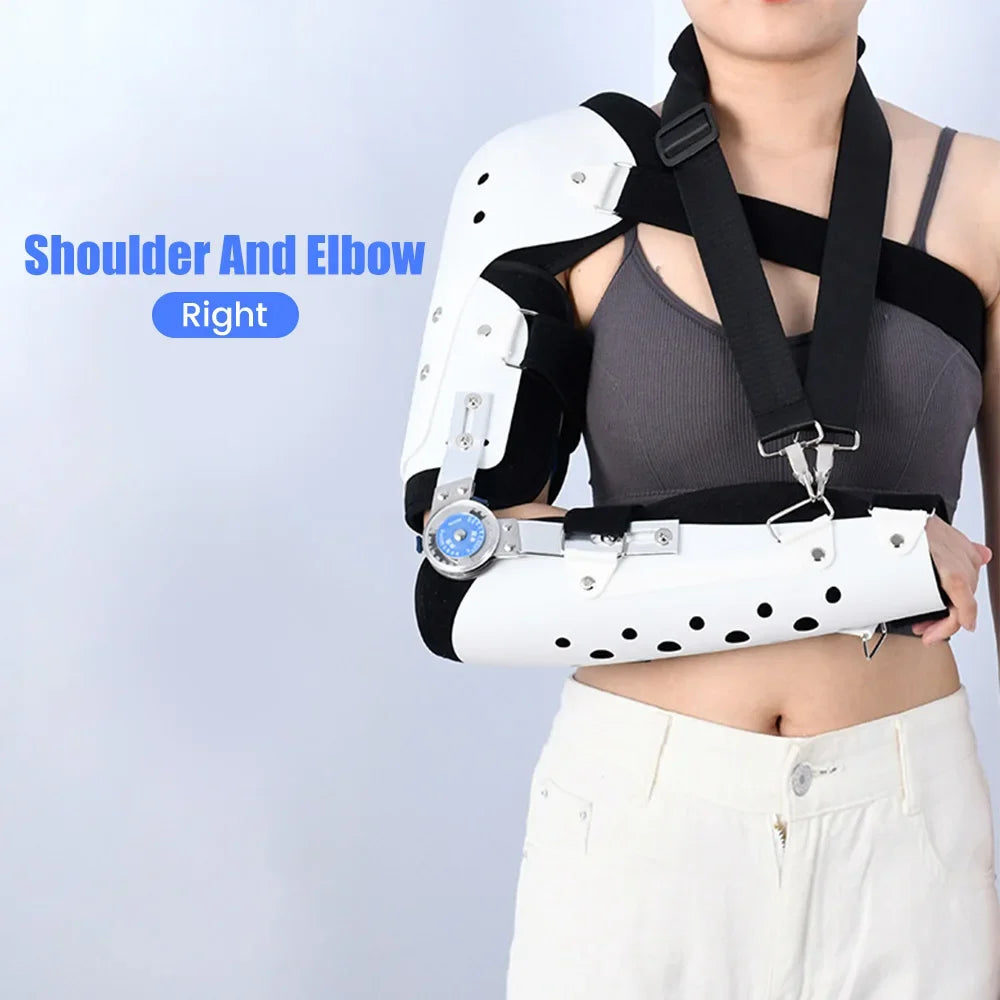 Adjustable Elbow Joint Fixed Support Elbow Joint Arm Elbow Adult Forearm Recovery Arm Injury Forearm Fixed Support Left Right