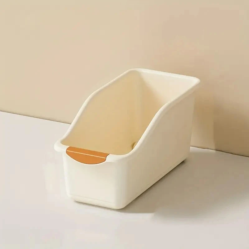 1/3pcs Multi-Functional Storage Box Set, Curved Space-Saving Design, Stackable Organizer Bins for Home Organization, Kitchen