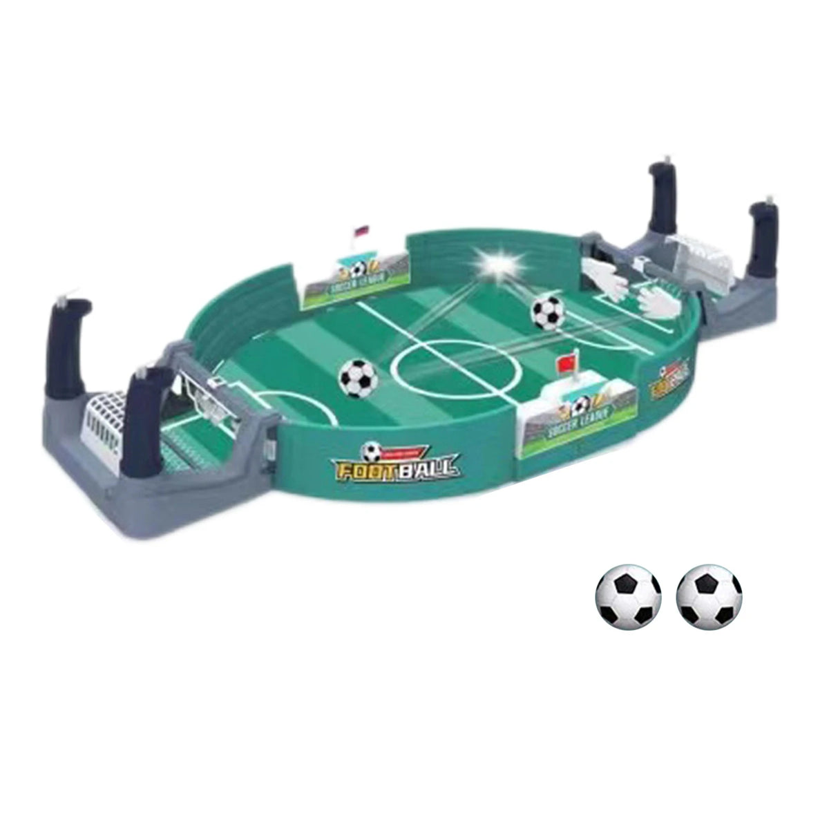 Large Desktop Football Table Children Puzzle Double Competitive Battle Football Board Game Parent-child Interactive Soccer Games