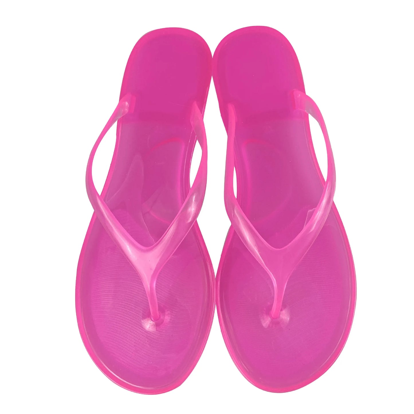 Size 36-41 Women Transparent Flip-flops Beach Vacation Sandals Girls Crystal Jelly Sandals Leisure Fashion PVC Slides