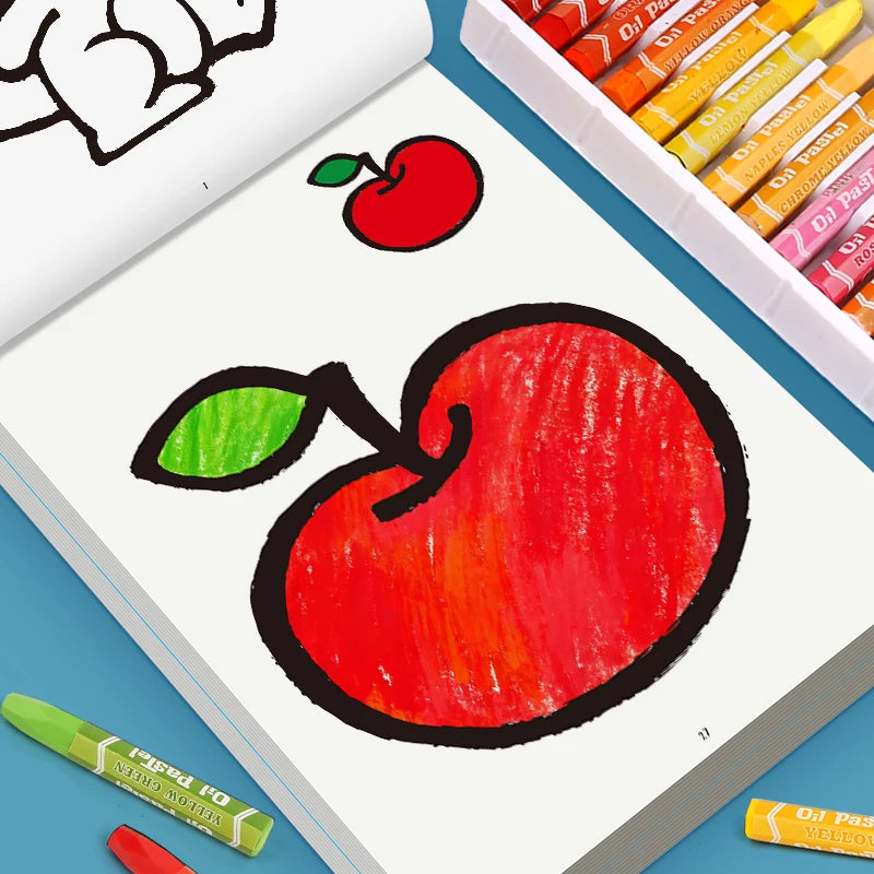 Children's Coloring Book - 32 Pages Fun Educational Activity Book for Kids, Drawing & Learning
